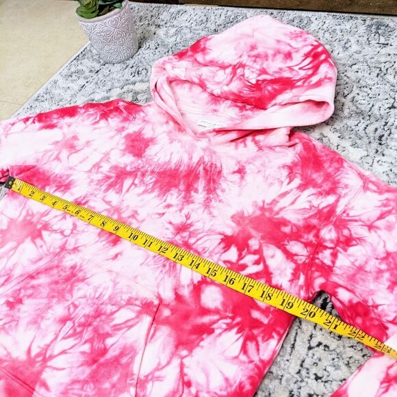 NWT Pink Tie dye Spiritual Gangster hooded sweatshirt - Picture 8 of 10